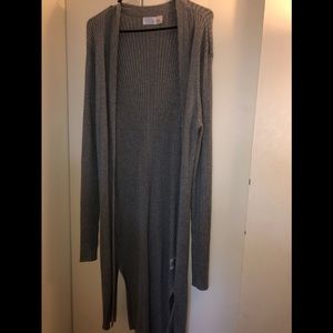 Gray Time & Tru Pointelle Duster XXL (20)